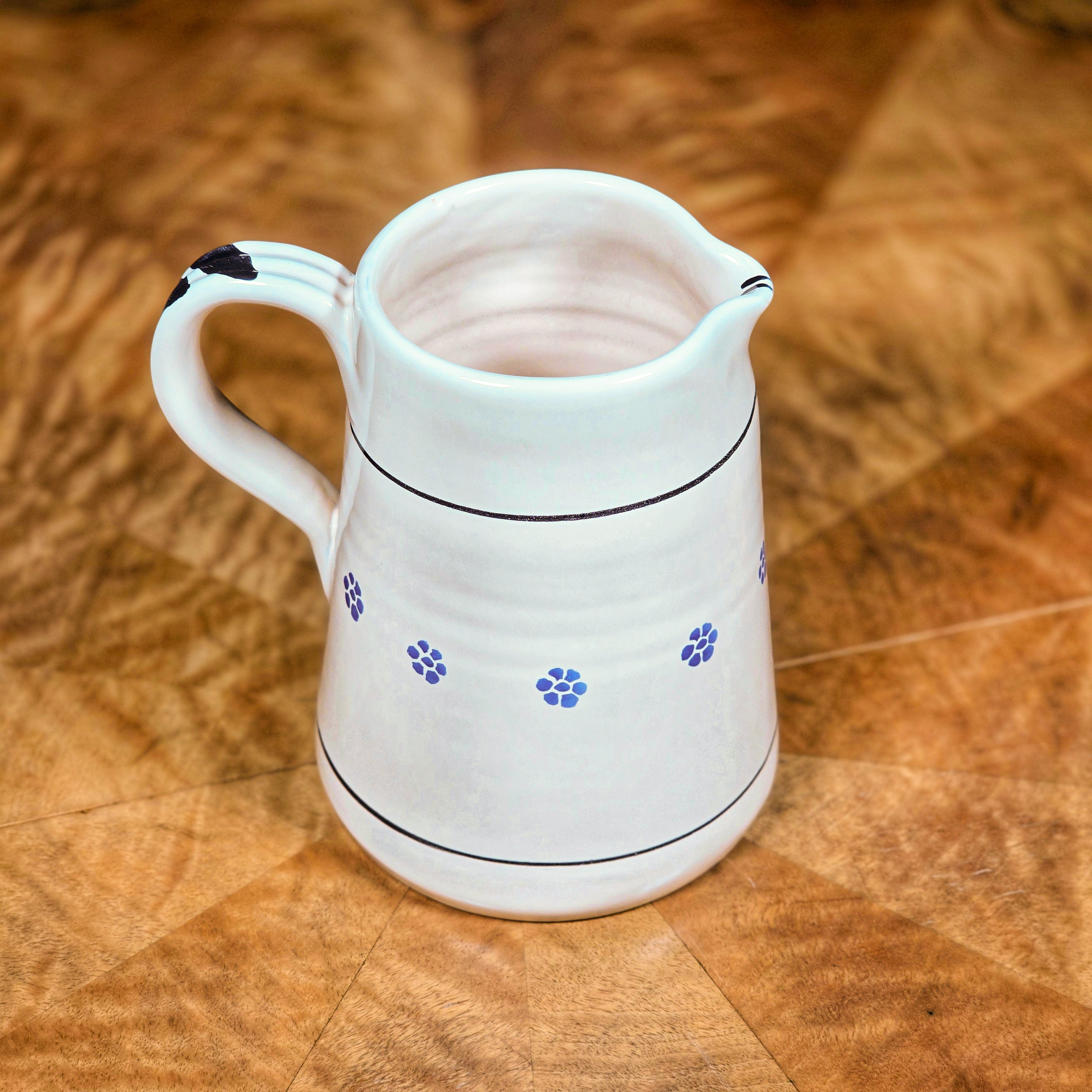 Calabrian Floral Terracotta Pitcher