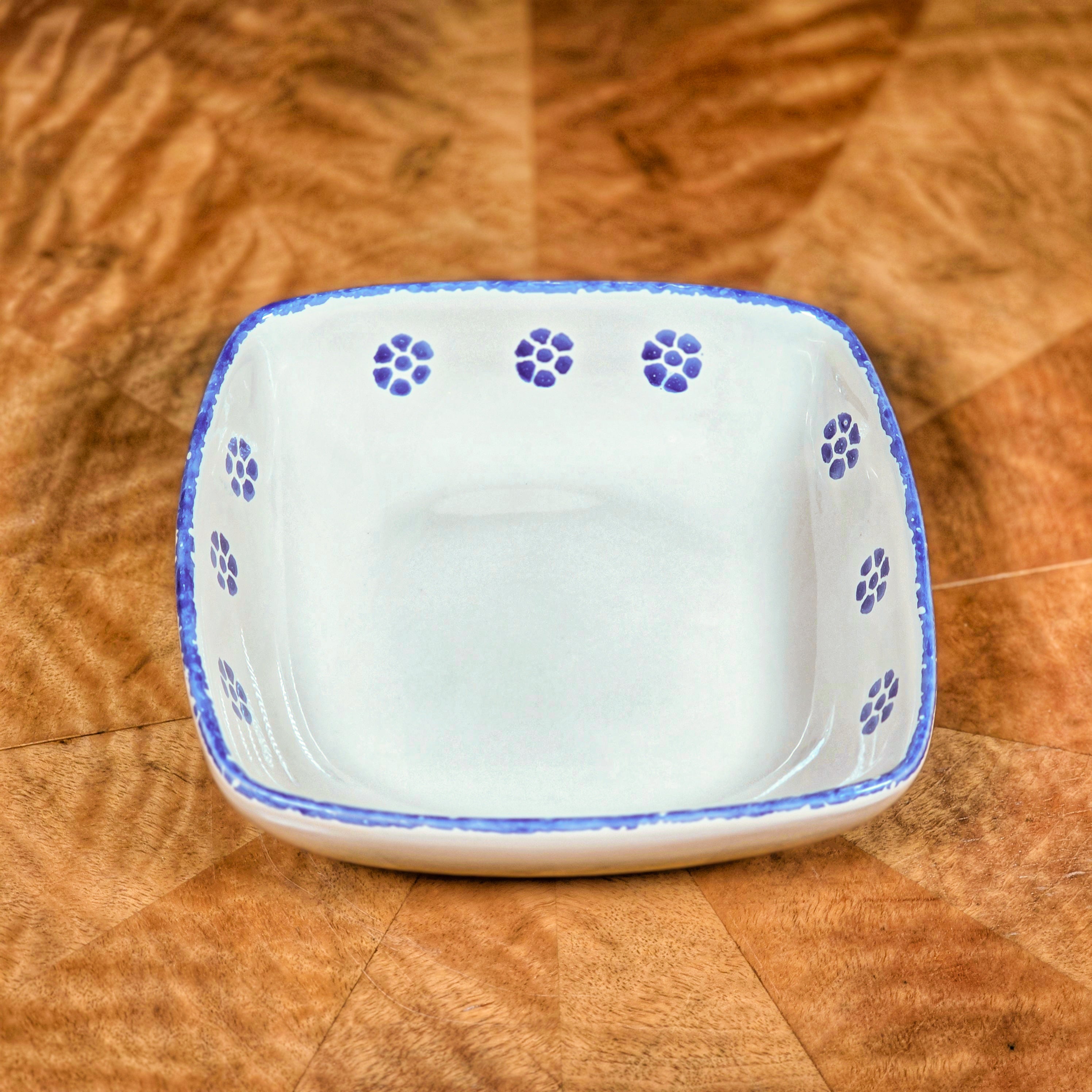 Calabrian Terracotta Floral Bowl