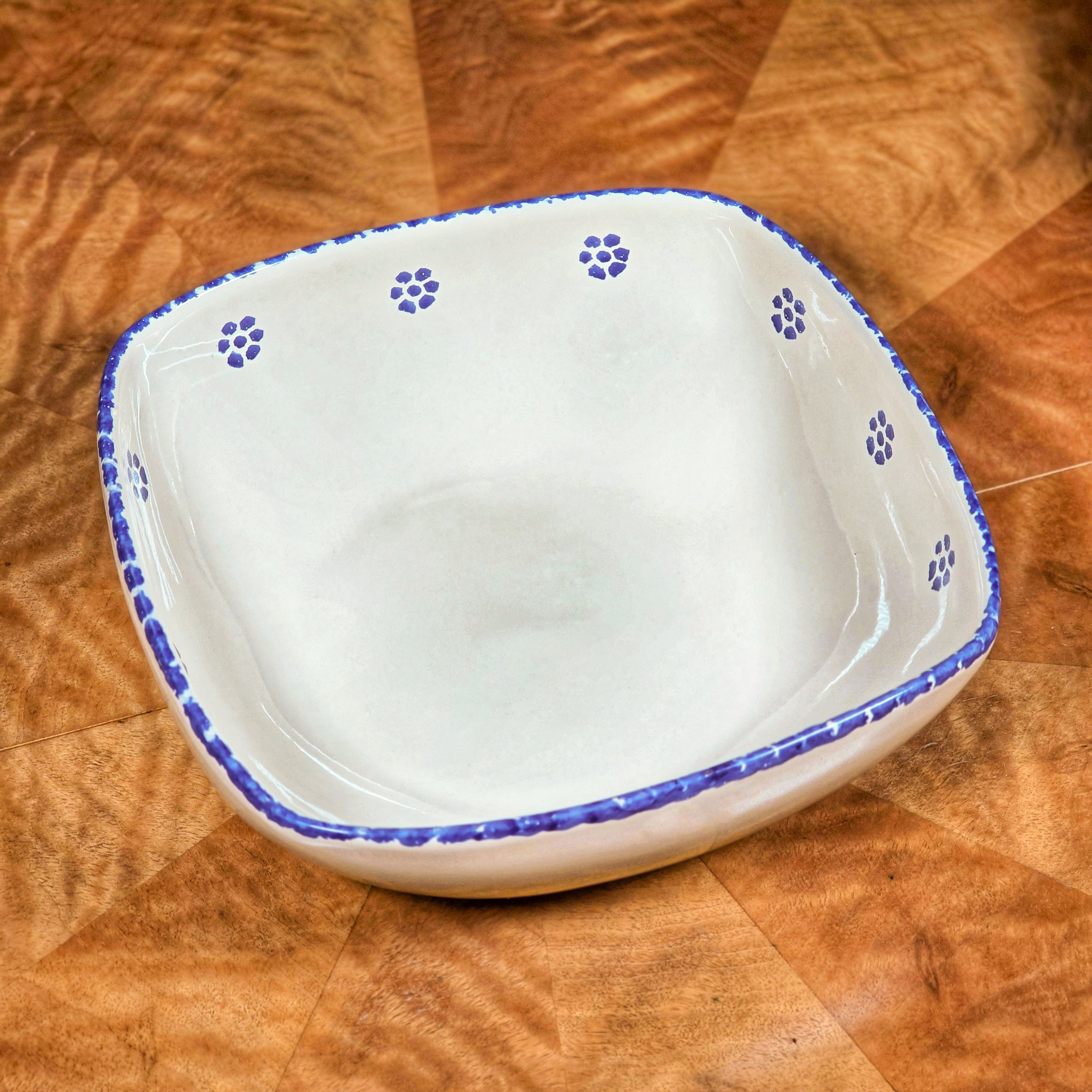 Calabrian Terracotta Floral Bowl